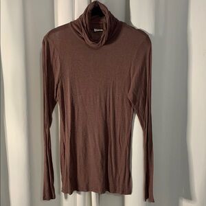 Fine Wilfred Mauve Long Sleeve Turtleneck